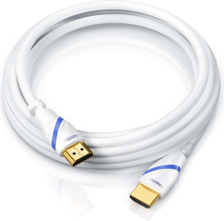 Produktbild Primewire HDMI Kabel 2.0b - 4k 60Hz Ultra HD - Ethernet Highspeed - Full HD - 3D - ARC - 3 fach geschirmt (10 m, HDMI)
