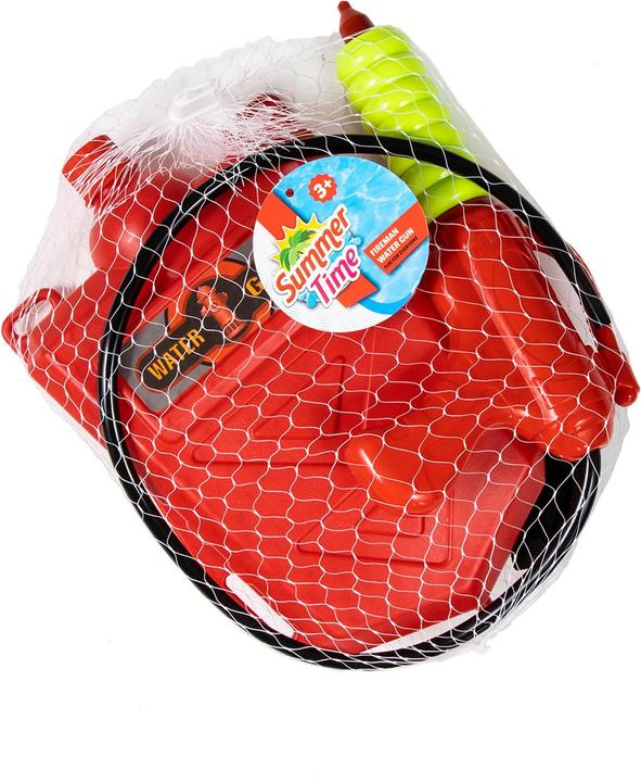 Actual product image Summertime Fire Department Pistol with back contai (Tank Integrated)