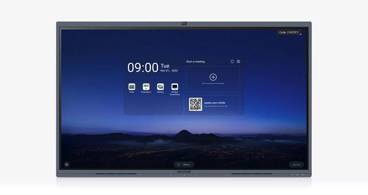 Produktbild Maxhub VIDEO PROJECTION SCREEN 75 C7530 (3840 x 2160 Pixel, 75")