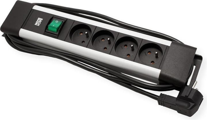 Image du produit Bachmann Prises multiples (4x, CEE 7/7, PECO 7/5, Type 13, 2 m)