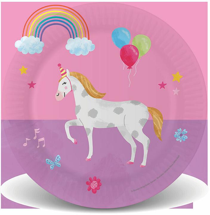 Actual product image Brunnen Princess paper plate set (10x)