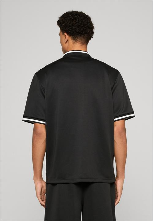 Produktbild Urban Classics Interlock Baseball Shirt black L (L)