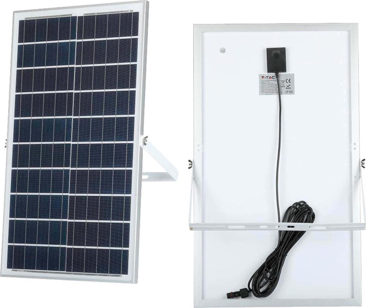 Produktbild V-TAC VT-8576 - LED-Flutlicht mit Solarpanel 35 W 4000K (2450 lm, IP65)