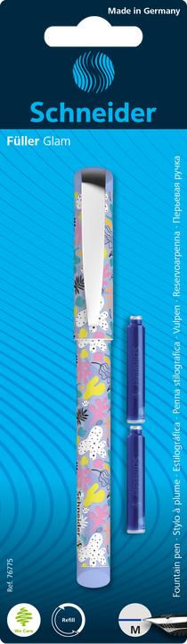 Produktbild Magni Füllhalter Glam sortiert + 2 Tintenpatronen (Sortiert, 1x)