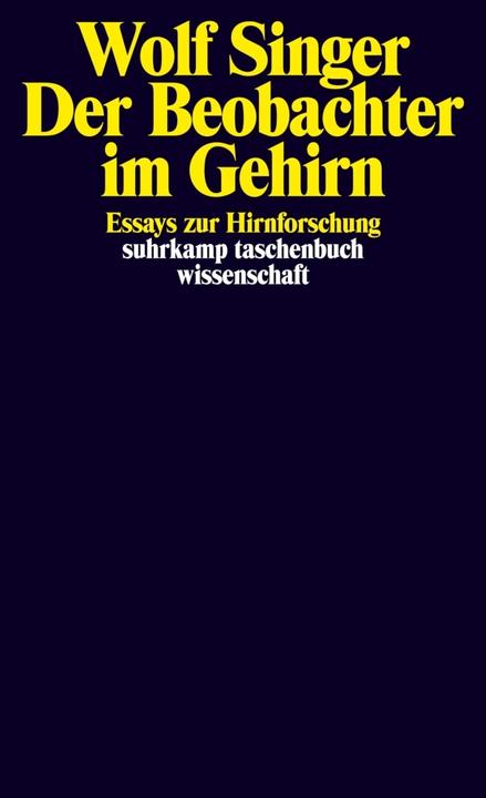 Produktbild Der Beobachter im Gehirn (Deutsch, Wolf Singer, 2002)