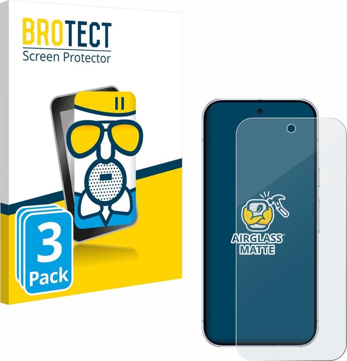 BROTECT AirGlass Glass Matte (3 Piece, Google Pixel 10 Pro)