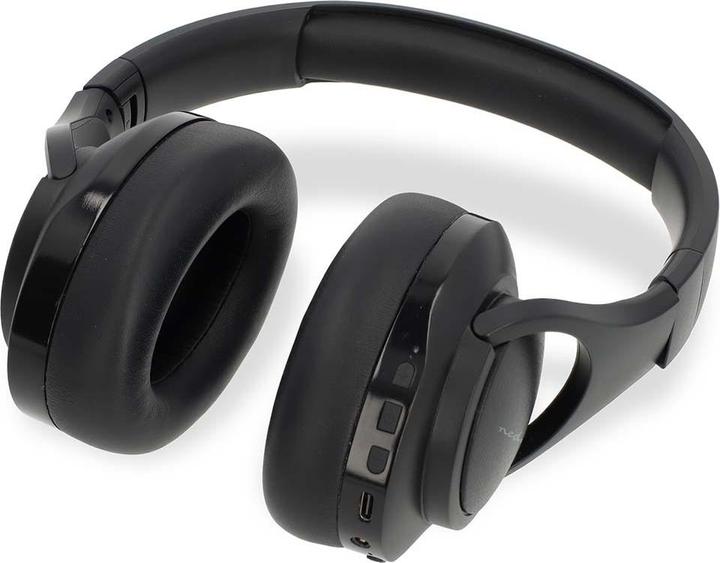 Nedis Drahtlose Over-Ear-Kopfhörer - max. Batteriespielzeit: 28 Std - Eingebautes Mikro - Drücken Si (28 h, Kabellos)