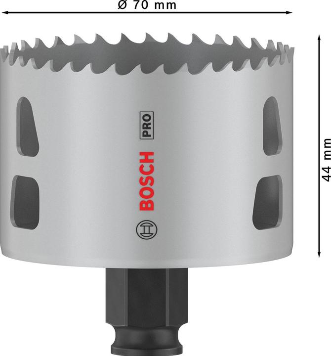 Produktbild Bosch Professional Zubehör PRO Multi Material PC Plus Lochsäge, 70 mm (70 mm)