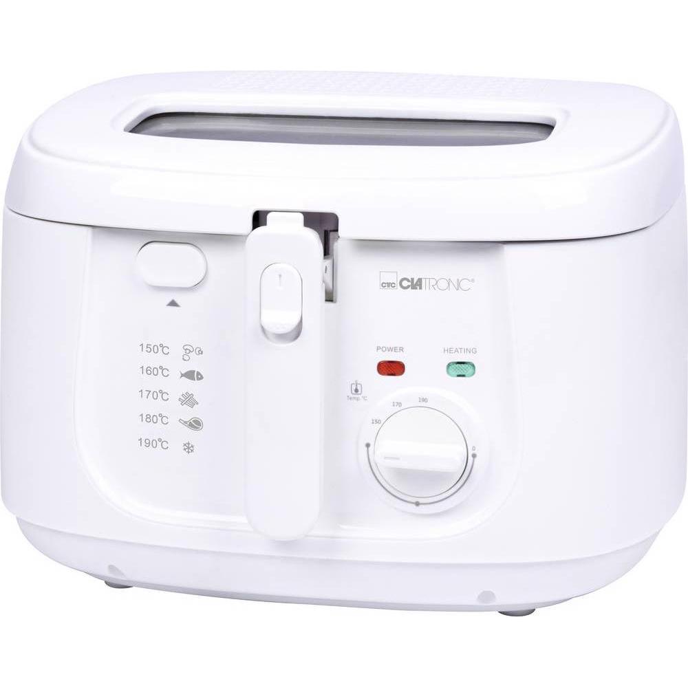 Clatronic FR 3771 Fritteuse, Fritteuse, Weiss