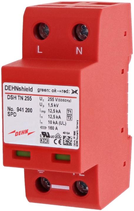 Actual product image Dehn SOEHNE Combined lightning current and surge arrester TNSysteme DSH TN 255