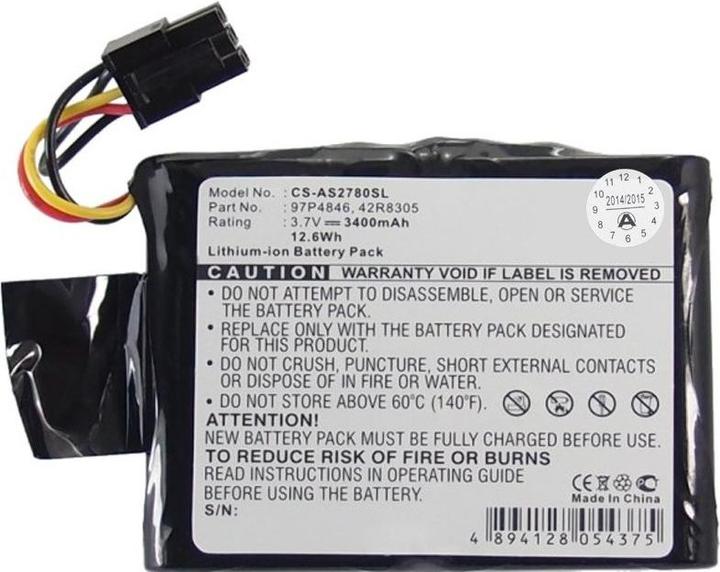 Image du produit AccuCell Akku Raid Controller Battery passend für IBM 39J5554, 42R8305, 97P4846, CGA-E/212AE (1 pcs, Spécifique à l'appareil, 3400 mAh)