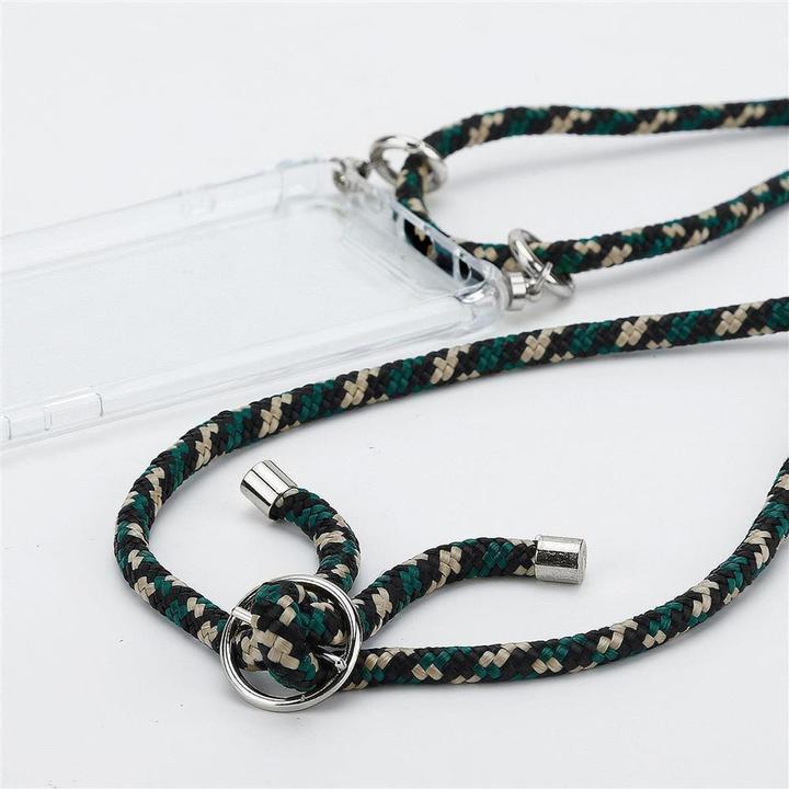 Actual product image Cadorabo Necklace Case TPU Handy Kette SILBER