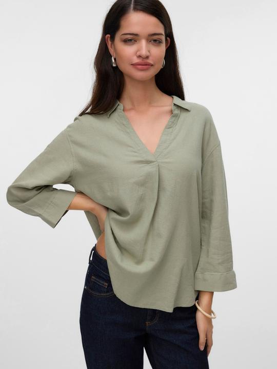 Actual product image Vero Moda Vmlinn 3/4 Top Wvn Ga Noos (XS)
