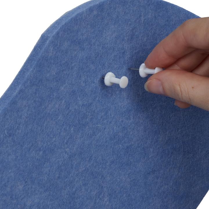 Produktbild Relaxdays 6x Filzpinnwand (Pinnwand, 30 x 16 cm)