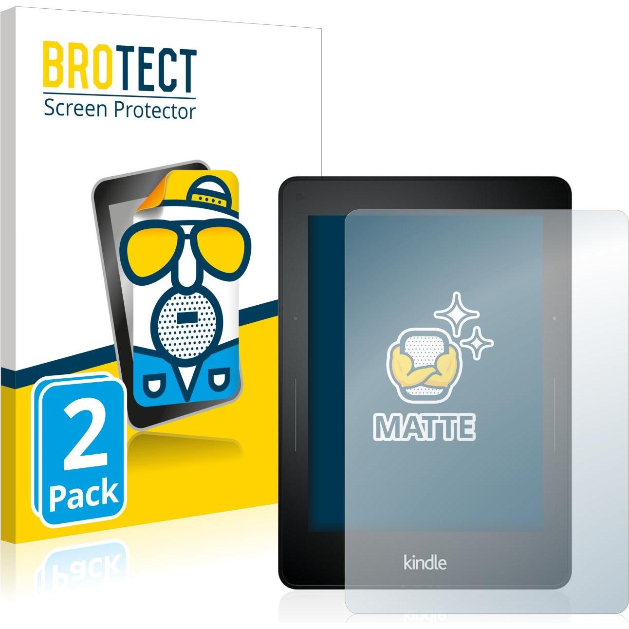 BROTECT Entspiegelungs-Schutzfolie Displayschutz Matt (Kindle Voyage), eReader Zubehör, Grau