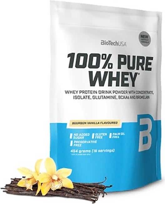 Produktbild Biotech USA BioTech 100 % Pure Whey (Vanille, 1 Stk., 454 g)