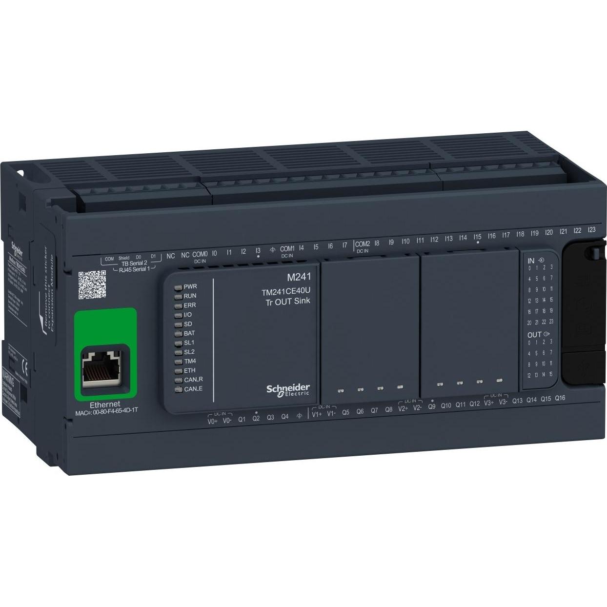 Schneider Electric CONTROLLER M241-40IO TR.NPN ETHERNET, Automatisierung