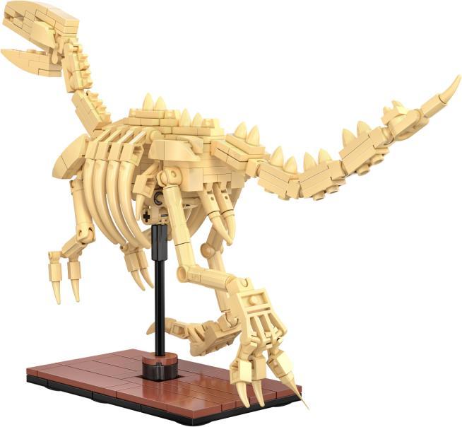 Actual product image Cada Dinosaur Fossil - Velociraptor - 256pcs