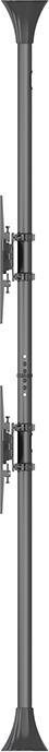 Actual product image Multibrackets Displayhalterung, 65 Zoll, Schwarz, Stahl und (Mounting- / Adapterplates)