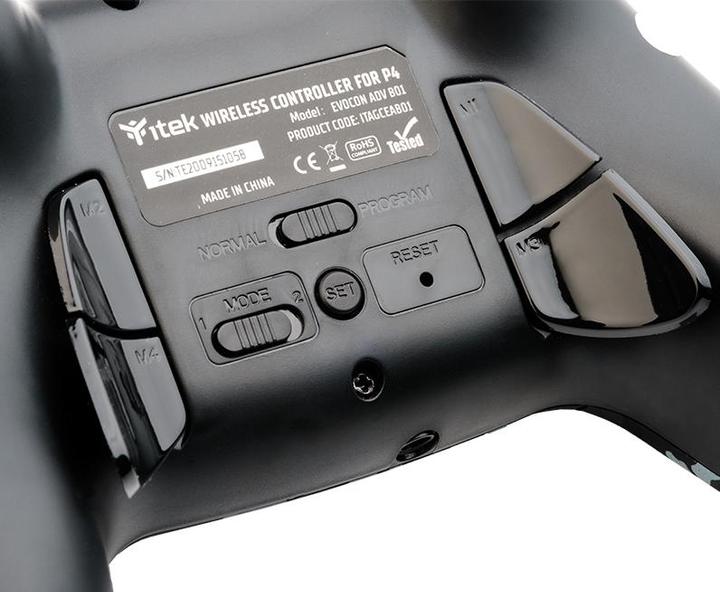 Actual product image Itek Manette de jeu sans fil Evocon ADV B01 (Motif Camouflage/Noir) (PS3, PS4)