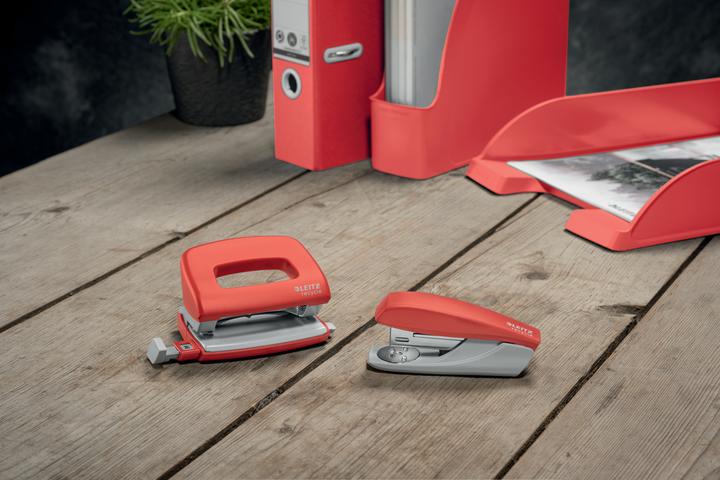 Actual product image Leitz Stapler NeXXt Recycle Mini red (25 Sheets)