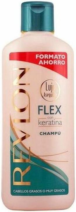 Produktbild Revlon Professional FLEX KERATIN Shampoo purifiant fettiges Haar 650 ml (650 ml, Flüssiges Shampoo)
