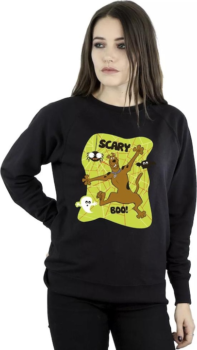 Actual product image Scooby Doo Womens/Ladies Scary Boo! Sweatshirt (M)