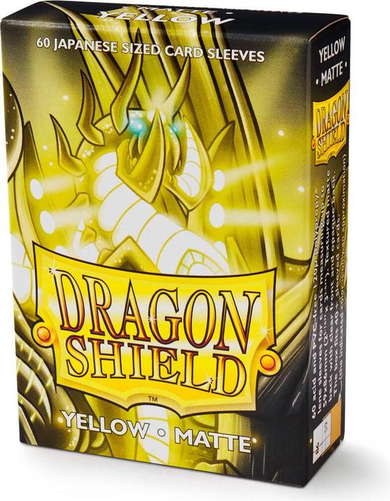 Actual product image Arcane Tinman ART11114 - Matte - Yellow Japanese Size (60) Card Sleeves