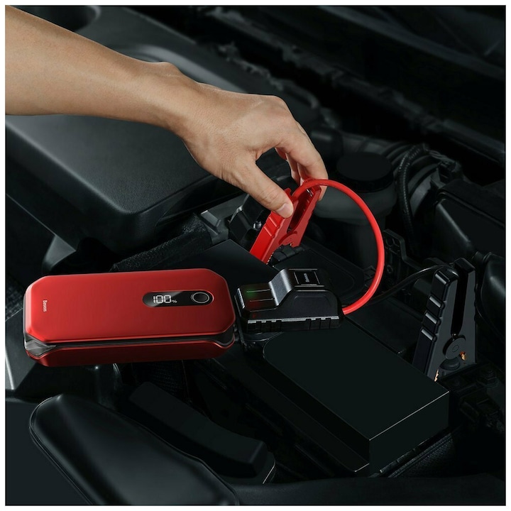 Image du produit Baseus Démarreur de voiture (1000 A, 12000 mAh)