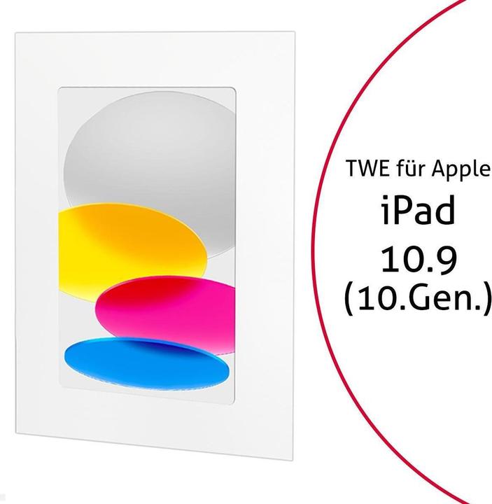 Productafbeelding TabLines TWE108W Tablet Muurbevestiging voor Apple iPad 10.9 (10e gen.), wit