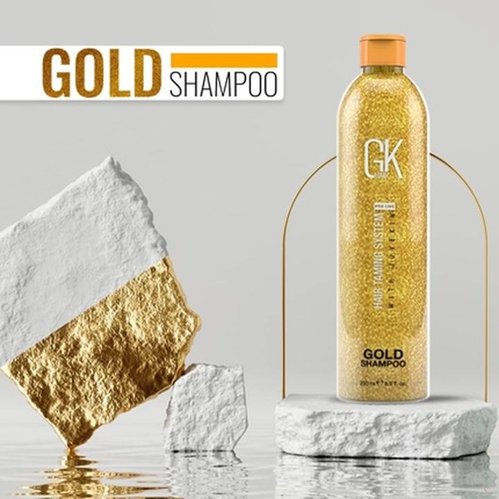 Image du produit Gk Hair Shampoing doré (250 ml, Shampoing liquide)