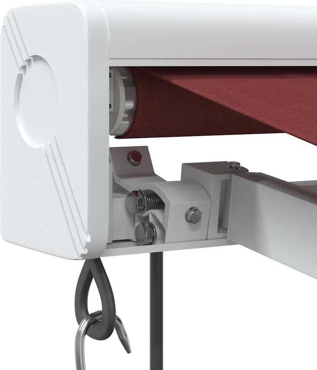 Produktbild vidaXL Markise Gelenkarmmarkise Sonnenmarkise Automatisch Burgunderrot 350x250cm (3.50 m)