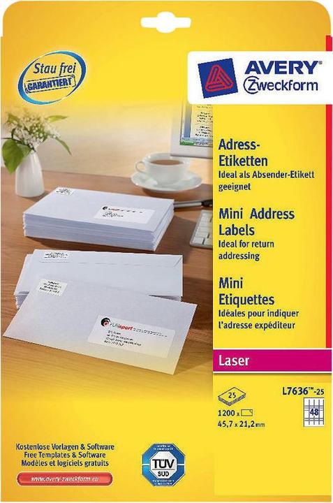 Immagine prodotto Avery Modulo di scopo L7636