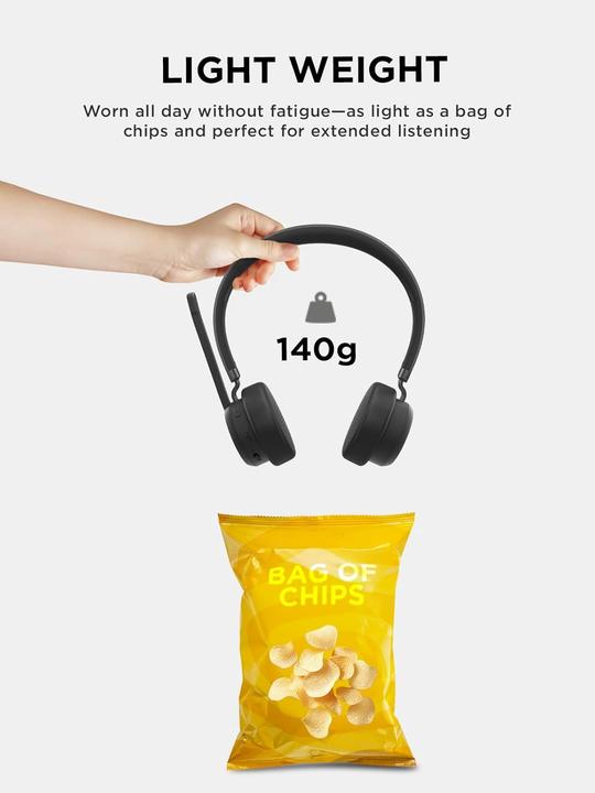 Produktbild Lenovo Bluetooth-On-Ear-Headset mit USB-A-Adapter für Microsoft Teams (Kabellos, USB-A, Microsoft Teams)