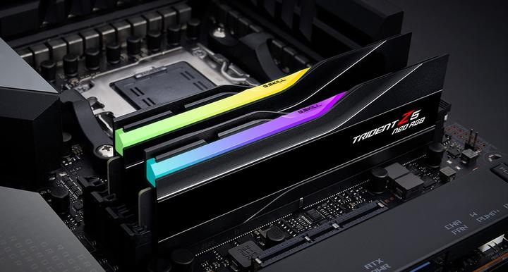 Image du produit G.Skill TRIDENT NEO AMD RGB DDR5 2X48GB 6000MHZ CL26 BLACK F5-6000J2636H48GX2-TZ5NR (2 x 48 Go, 6000 MHz, RAM DDR5, DIMM)