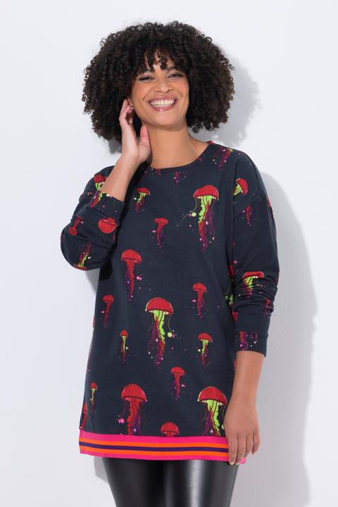 Produktbild Angel of Style Sweatshirt, Loose Fit, Quallen-Muster (58)