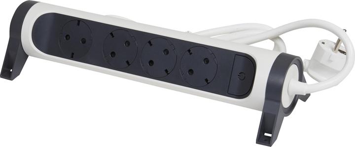 Produktbild Legrand Drehbare Steckdosenleiste, 4-fach Steckdose (4 x, CEE 7/3, 1.50 m)