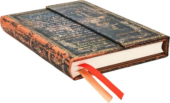 Image du produit Paperblanks PAPERBLAN Agenda Michelangelo Mini 25/26 DD0530-9 1W/2S 18M DE HOR HC 9.5x14cm (9,5 x 14 cm, Allemand)