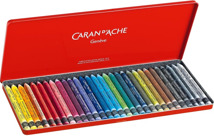 Image du produit Caran d'Ache Neocolor II Aquarelle Metallschachtel (Multicolore, 30 x)