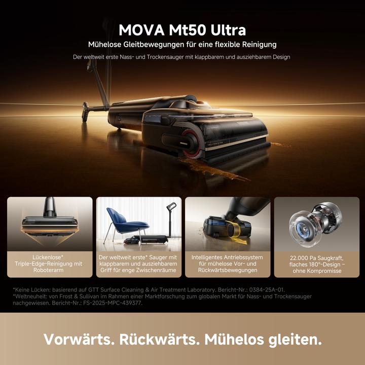 Produktbild Mova M50 Ultra (Saugen + Wischen)