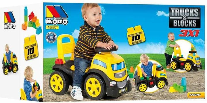 Image du produit Molto Déambulateur jaune avec 10 blocs