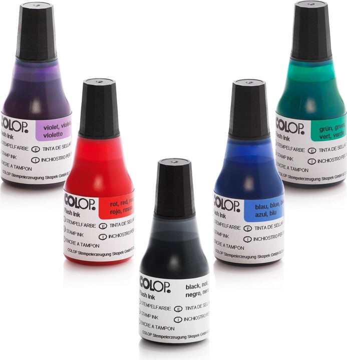 Produktbild Colop 146986 Stempelfarbe für Flashstempel Schwarz 25 ml
