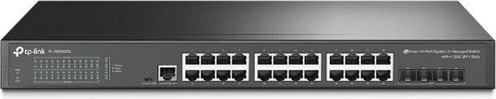 Produktbild TP-Link Omada 24-Port Gigabit Stackable L3 Managed Switch With 4 10ge Sf (28 Ports)