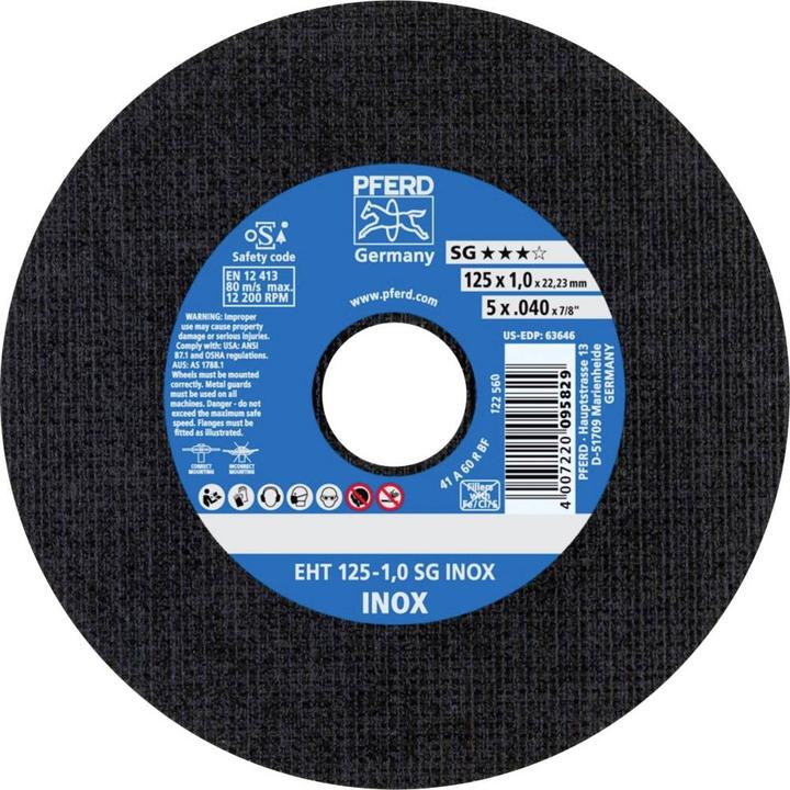 Produktbild Pferd Trennscheibe EHT SG INOX