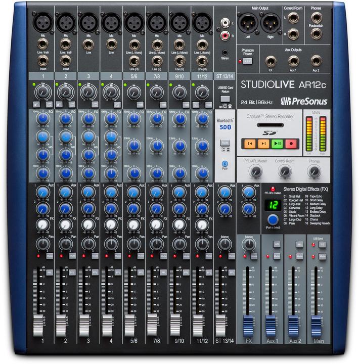 PreSonus StudioLive AR12c (Studio- und Livemixer)