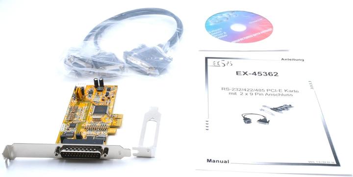 Actual product image Exsys EX-45362 Built-in serial interface card/adapter