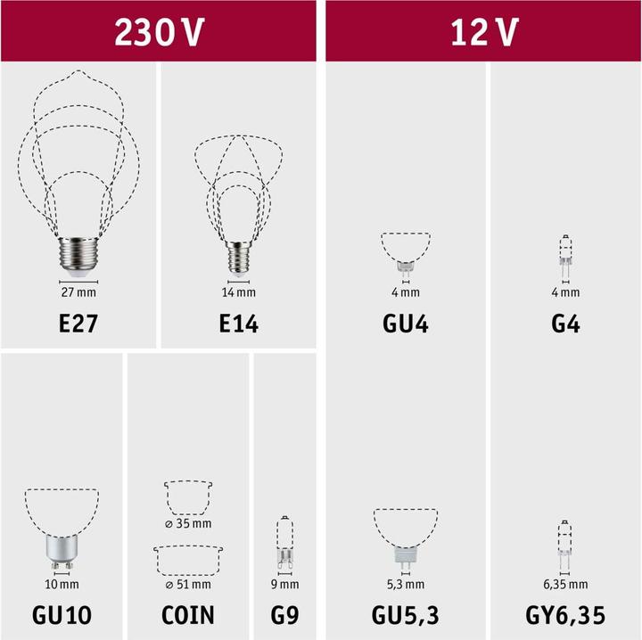 Produktbild Paulmann Reflektor 3er Set (GU5.3, 6 W, 450 lm, 3 x, G)