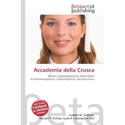 Accademia della Crusca, Fachbücher