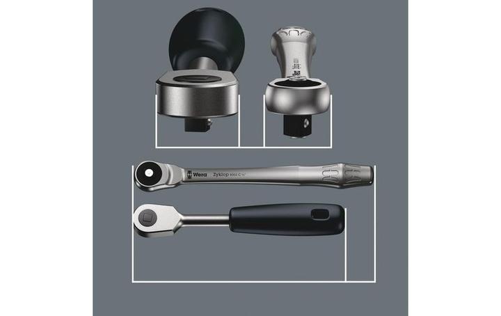 Image du produit Wera 8100 SA 7 Jeu cliquet Zyklop Metal (11 mm, 12 mm, 13 mm, 7 mm, 10 mm, 8 mm, 5,5 mm, 5 mm, 6 mm)
