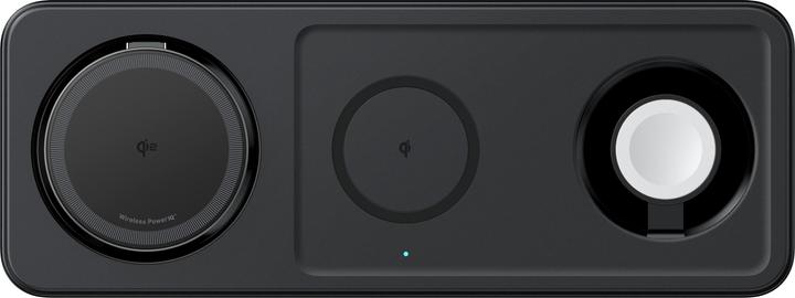 Produktbild Anker Stacja magnetyczna pozioma MagGo 15W 3-in-1 Czarna (15 W)
